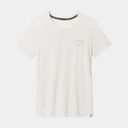 Denver Skyline Graphic Short Sleeves Slim T-Shirt Women Almond Heather