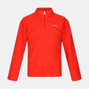 Hot Shot II Half Zip Lightweight Fleece Kids Cajun Orange
