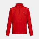 Hot Shot II Half Zip Lightweight Fleece Kids Chinese Red