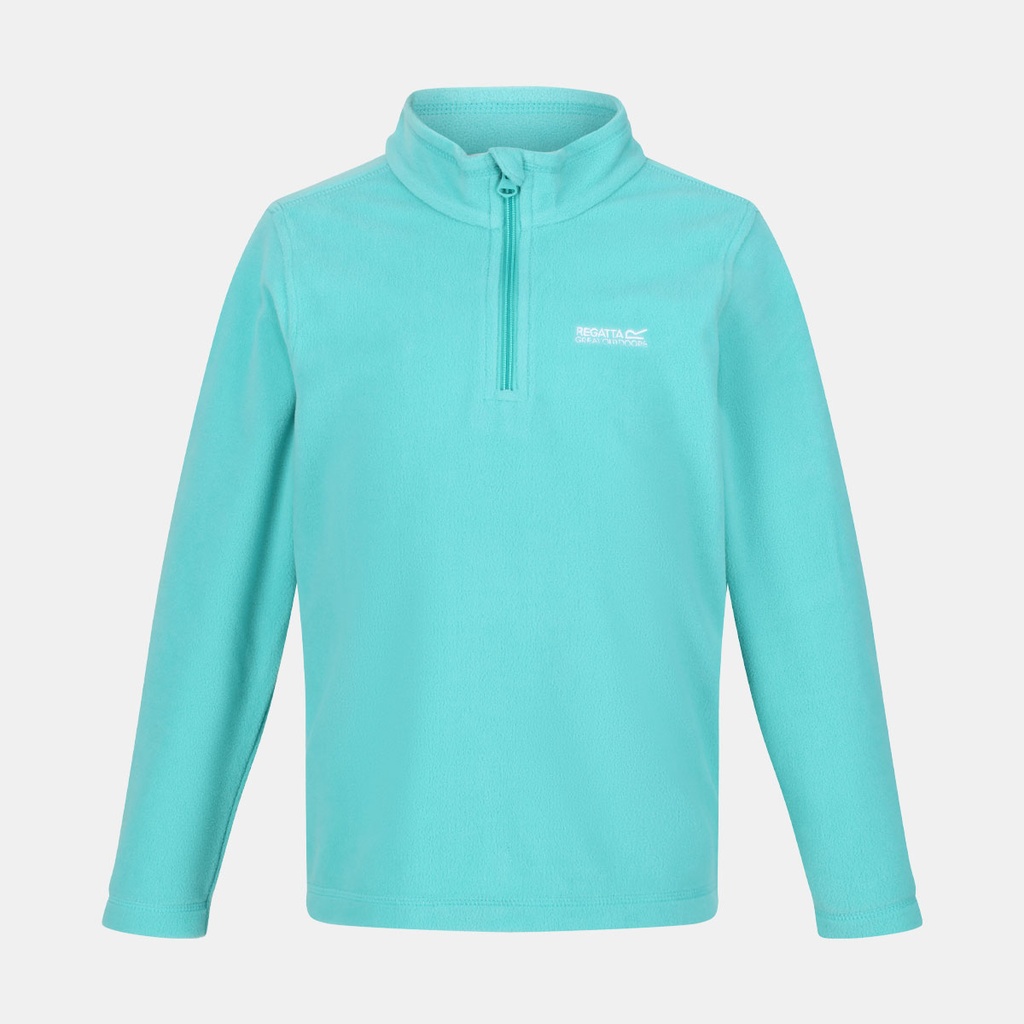 Hot Shot II Half Zip Lightweight Fleece Kids Cool Aqua