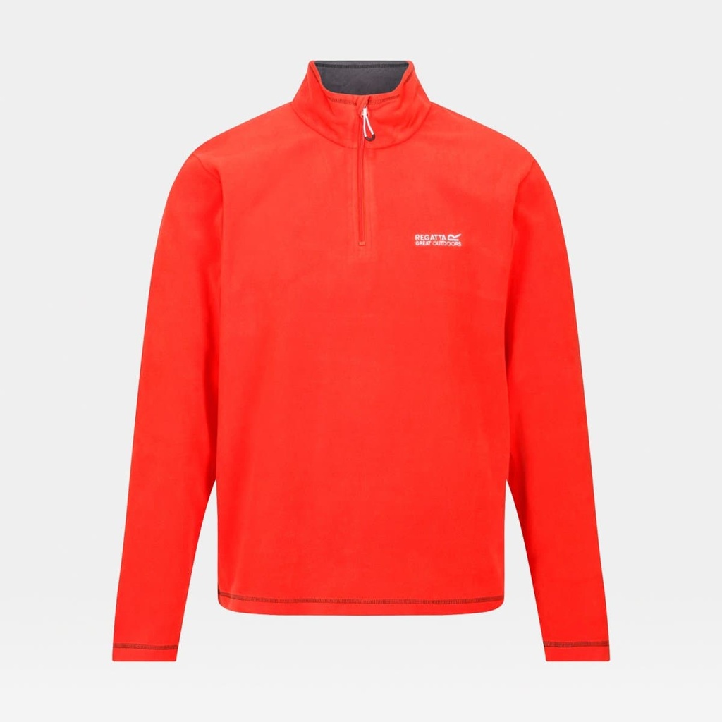 Thompson Half Zip Fleece Burnt Salmon