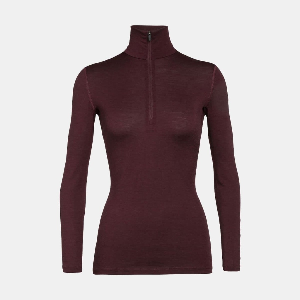 Oasis Long Sleeves Half Zip 200 Women (2024) Redwood