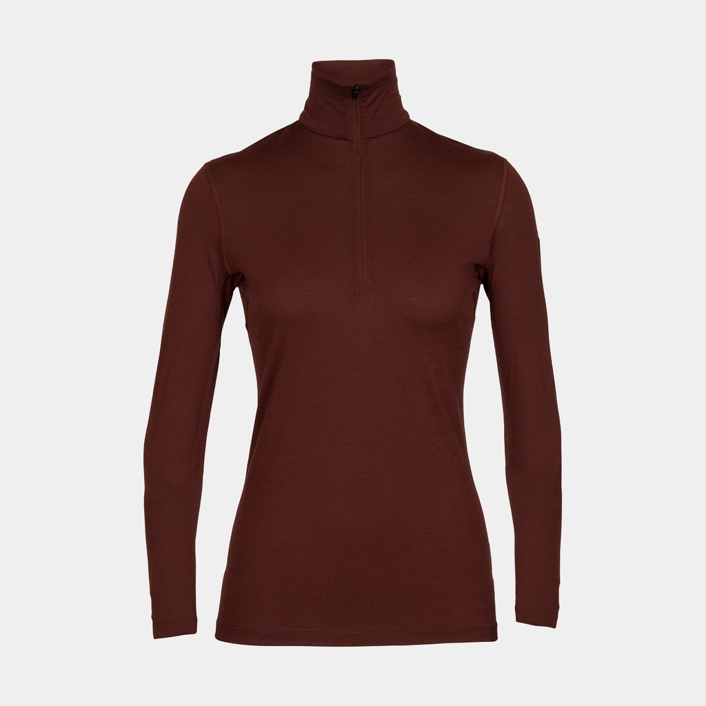 Oasis Long Sleeves Half Zip 200 Women (2024) Espresso