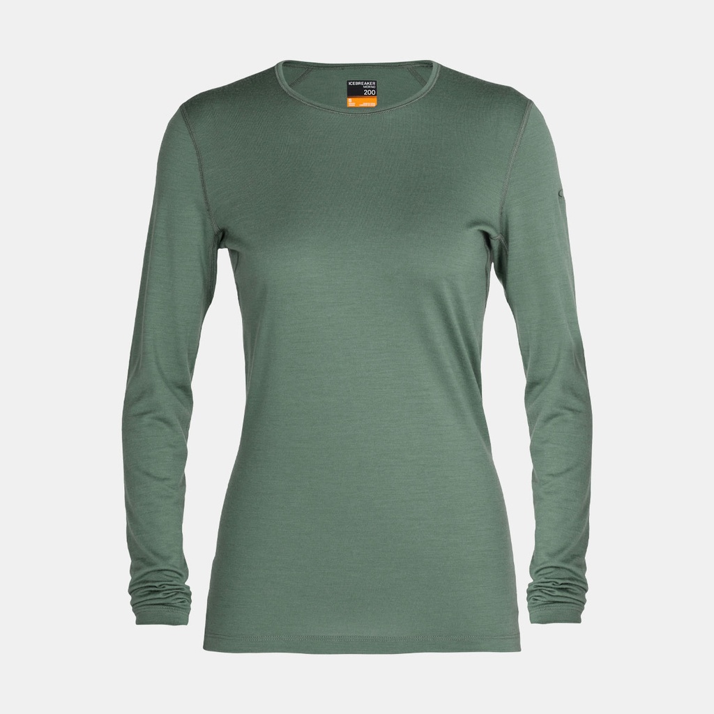 Oasis Long Sleeves Crewe 200 Women Sage