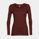 Oasis Long Sleeves Crewe 200 Women Espresso