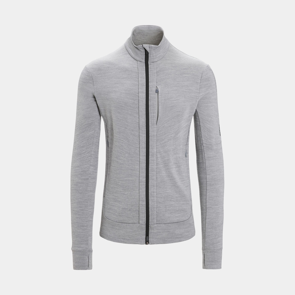 Quantum III Long Sleeves Zip Metro Heather / Black