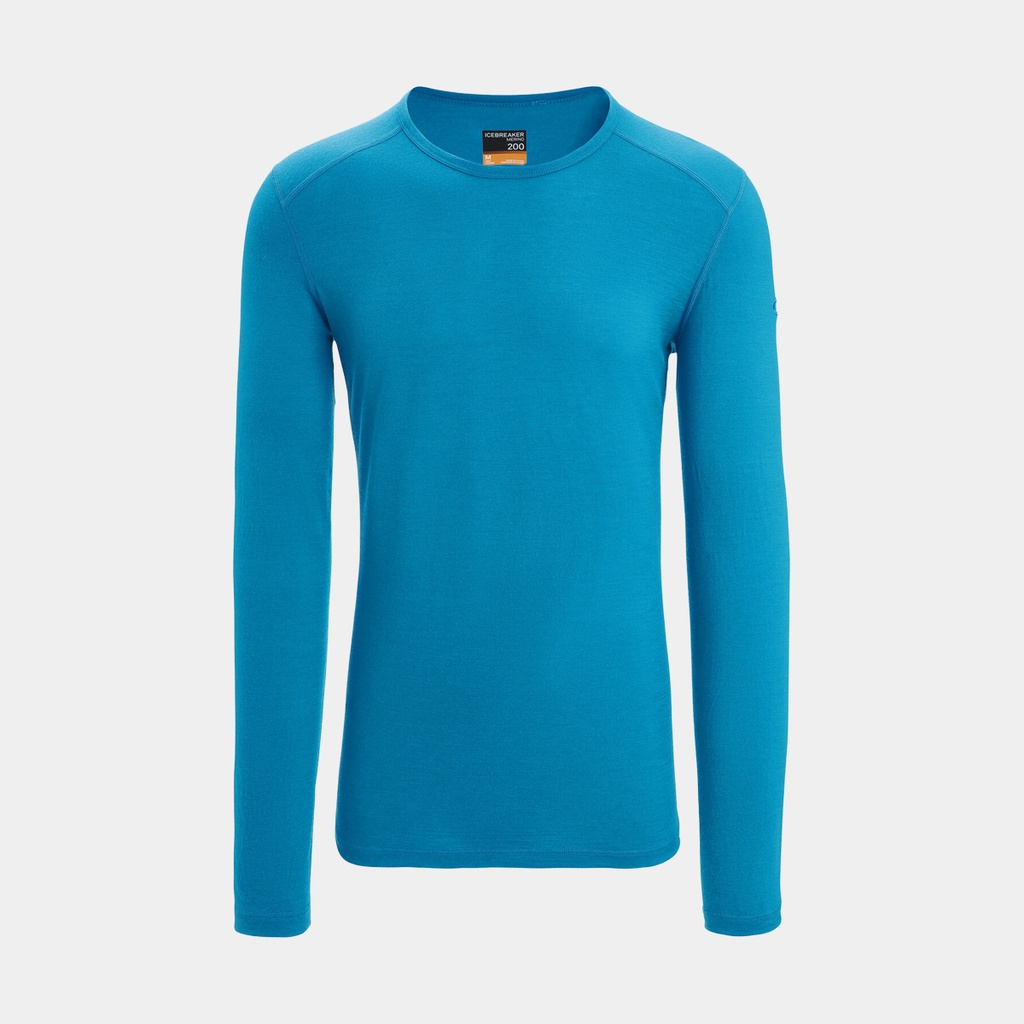 Oasis Long Sleeves Crewe 200 Geo Blue