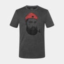 Sailor Tee Pirate Grey Melange / Jet Black / High Risk Red