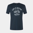 Better Bike Tee Blueberry / Vapor Grey