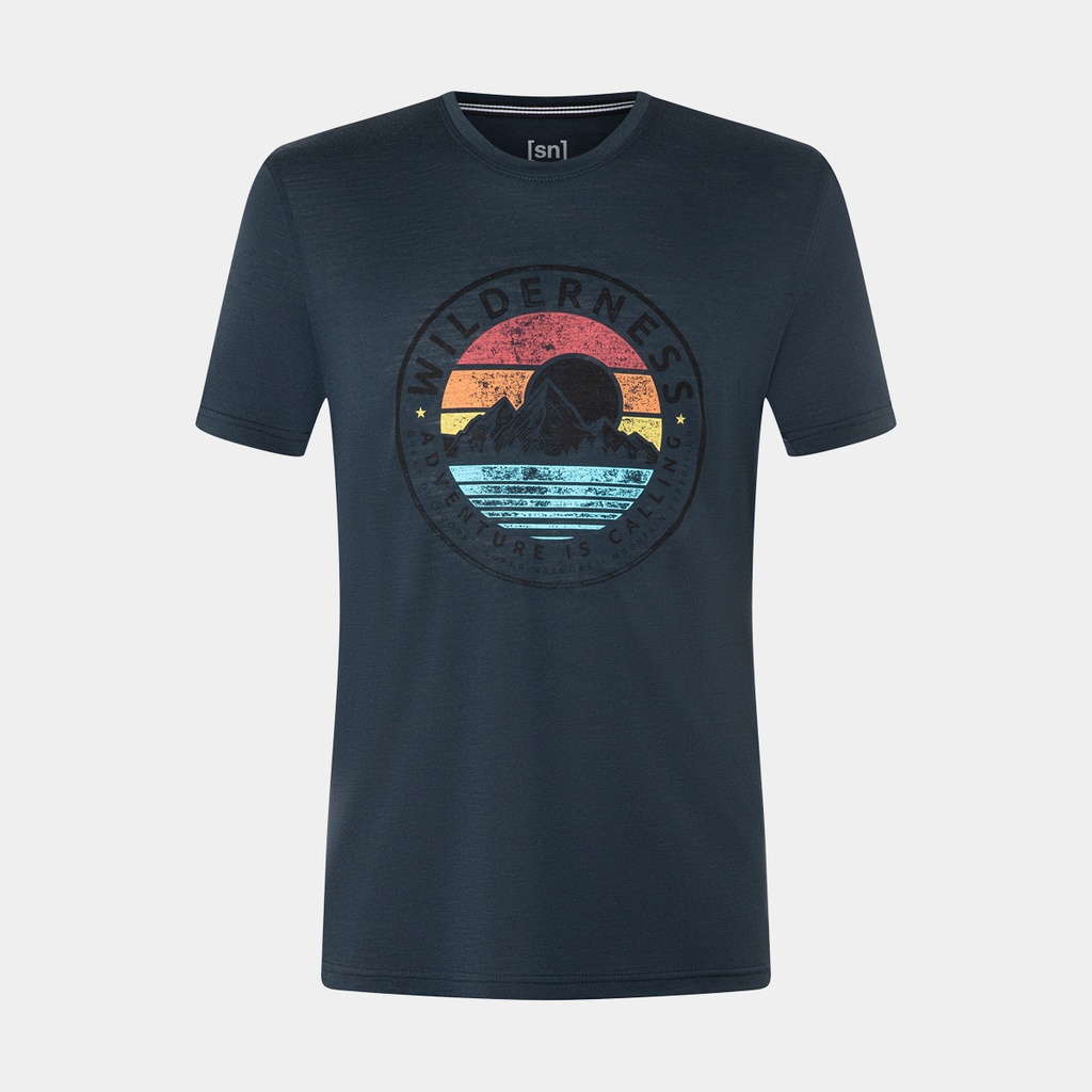 Wilderness Tee Blueberry / Various