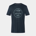 Trails Tee Blueberry / Wasabi