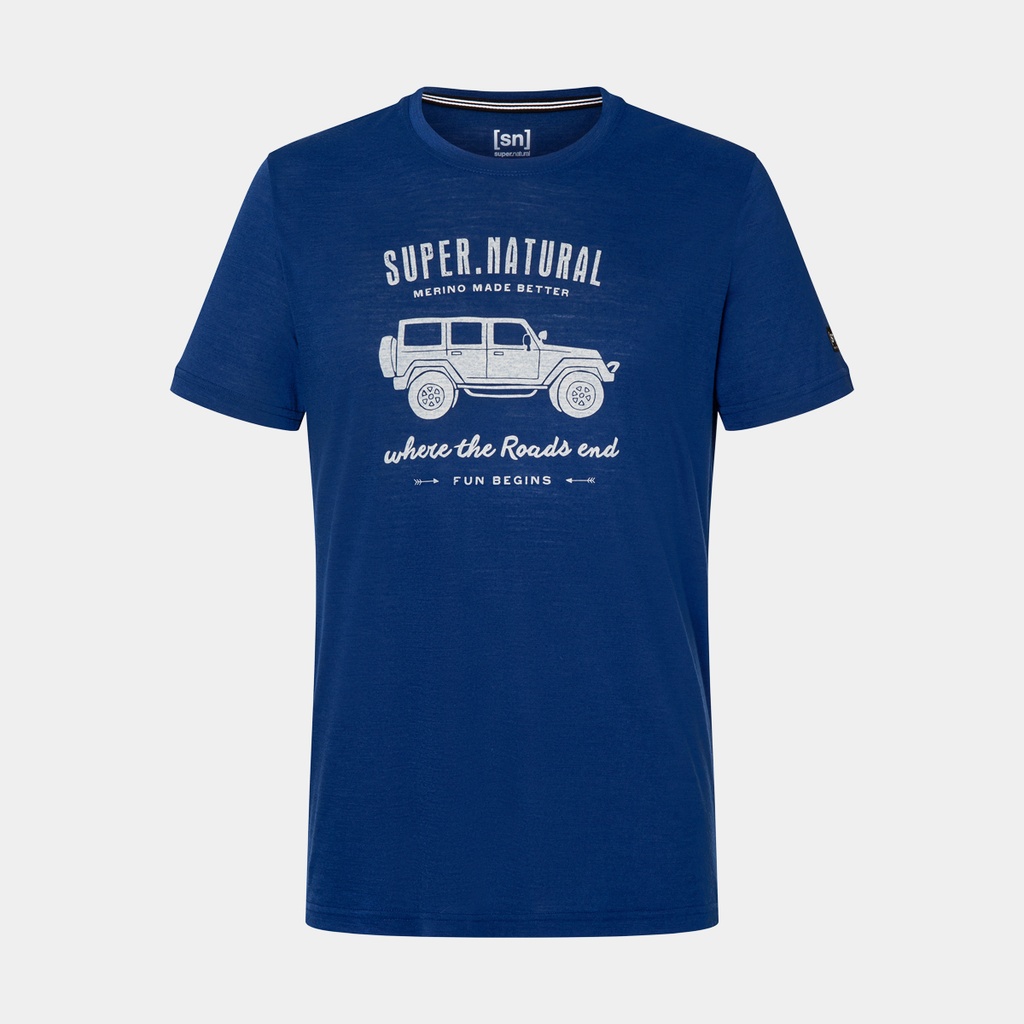 All Terrain Tee Blue Depths / Feather Grey