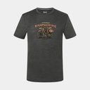 Bikepacking Tee Pirate Grey Melange / Various