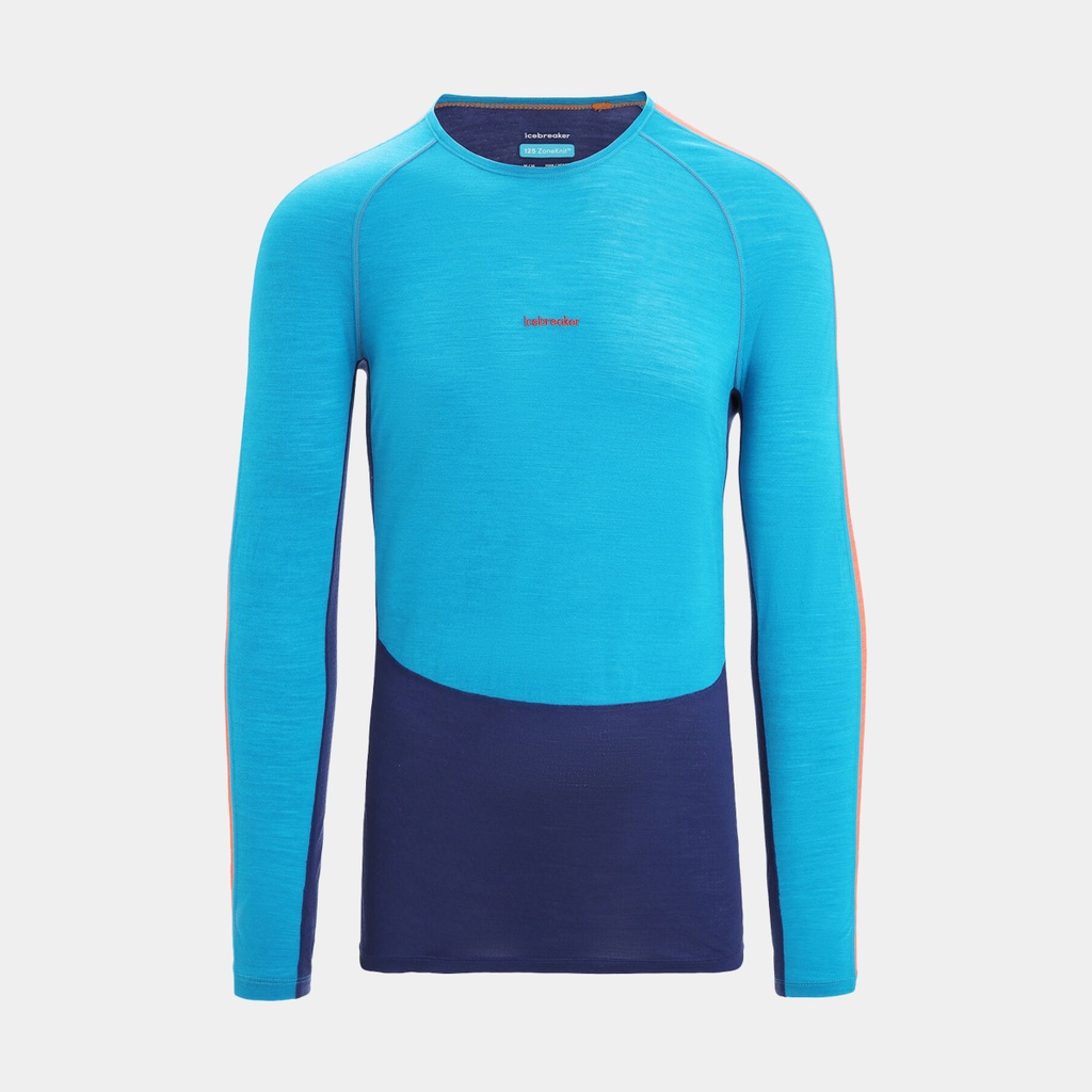 125 ZoneKnit Long Sleeves Crewe Geo Blue / Royal Navy