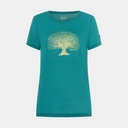 Tree Of Knowledge Tee Women Deep Jungle / Gold