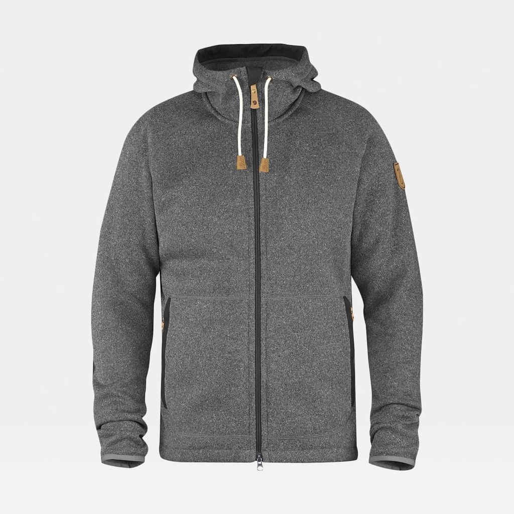 Ovik Fleece Hoodie Dark Grey