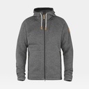 Ovik Fleece Hoodie Dark Grey