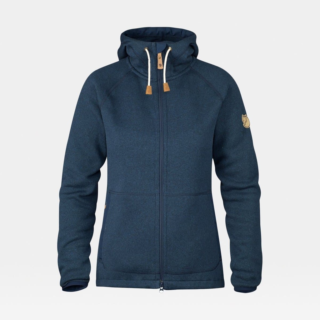 Ovik Fleece Hoodie Women Navy