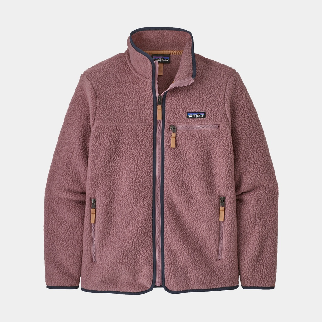 Retro Pile Jacket Women Evening Mauve