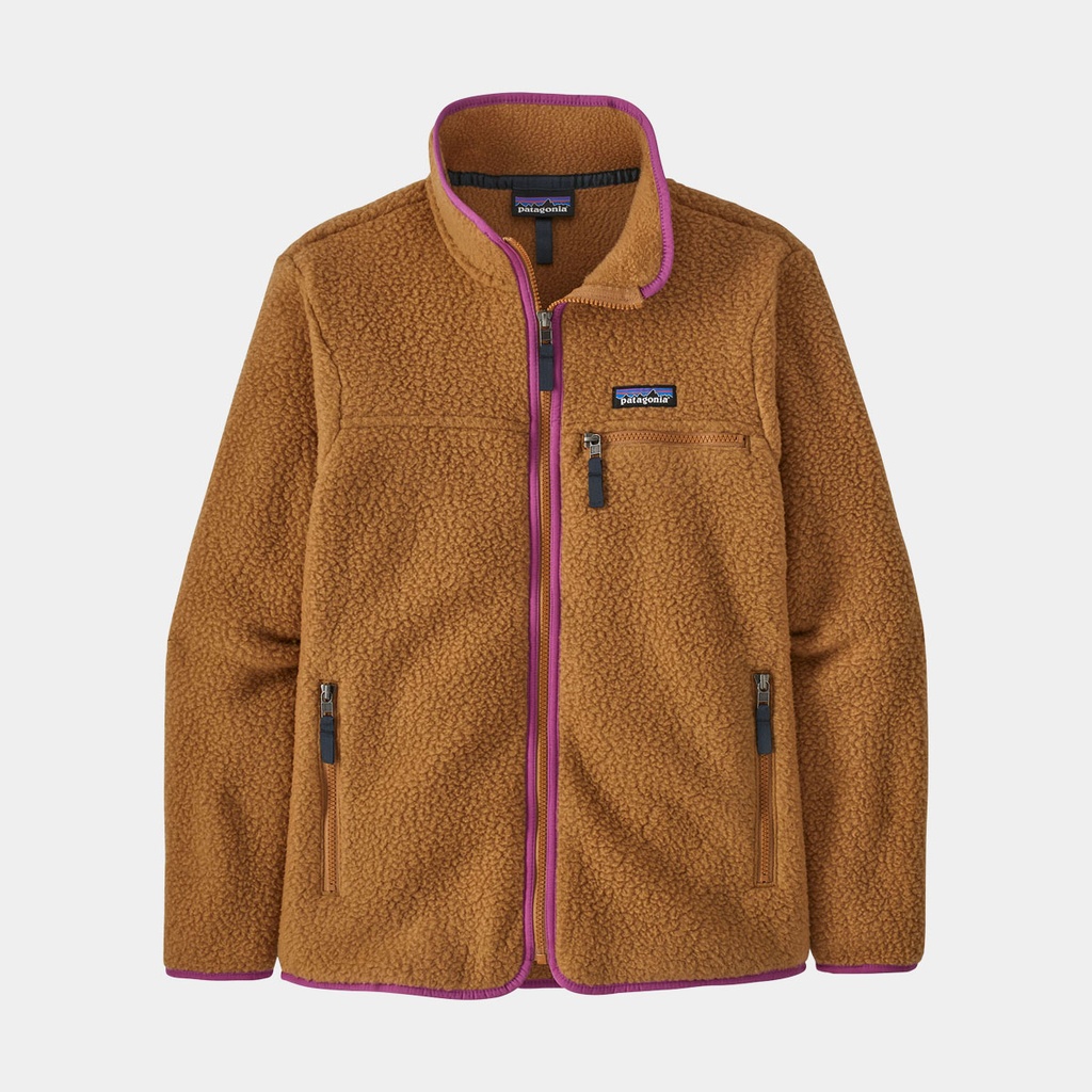 Retro Pile Jacket Women Nest Brown