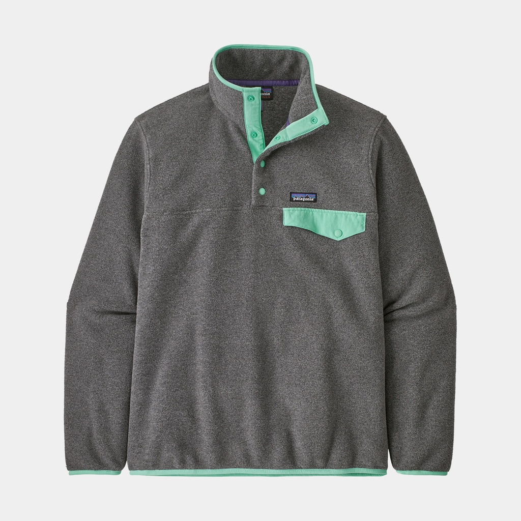 Lightweight Synchilla Snap-T Fleece Pullover Nickel w/Early Teal