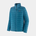 Down Sweater Jacket Wavy Blue