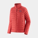 Down Sweater Jacket Women Sumac Red