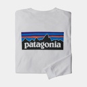 P-6 Logo Responsibili-Tee Long Sleeves White