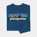 P-6 Logo Responsibili-Tee Long Sleeves Wavy Blue
