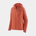 R1 Fleece CrossStrata Hoody Women Quartz Coral