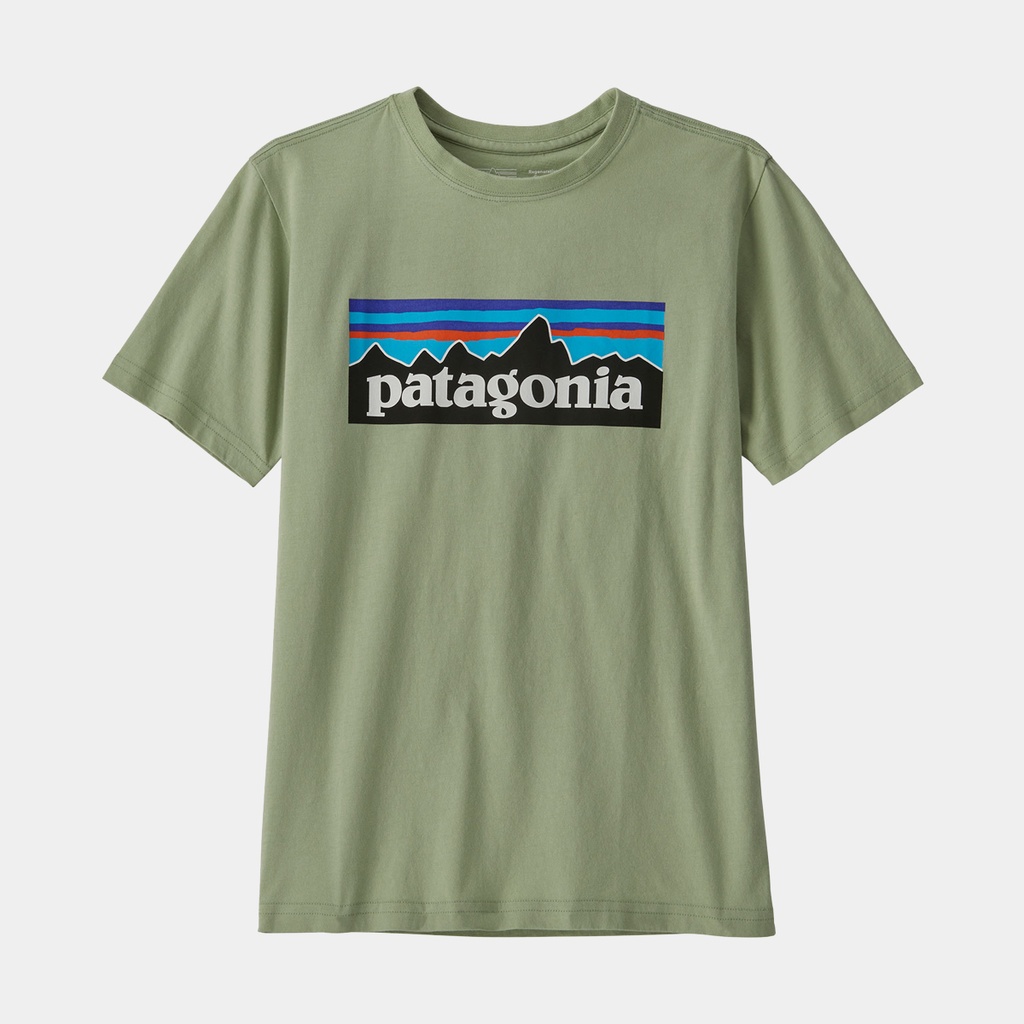 P-6 Logo T-Shirt Regenerative Organic Certified Cotton Kids Slavia Green