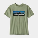 P-6 Logo T-Shirt Regenerative Organic Certified Cotton Kids Slavia Green