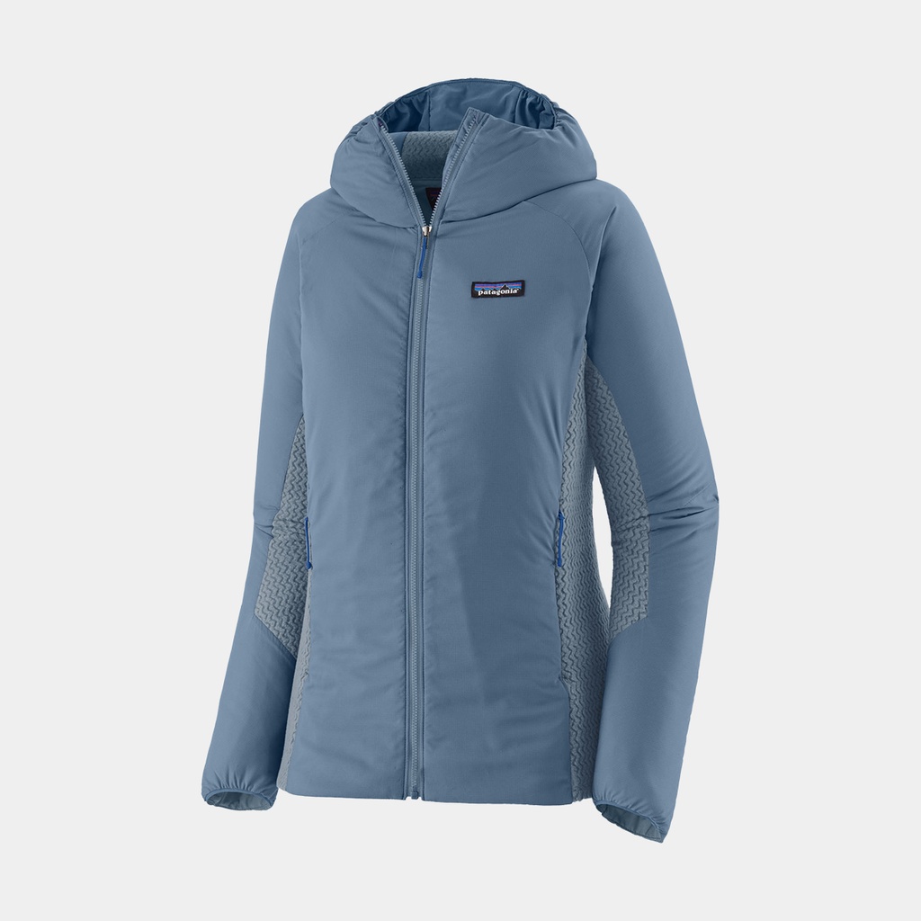 Nano-Air Light Hybrid Hoody Women Light Plume Grey
