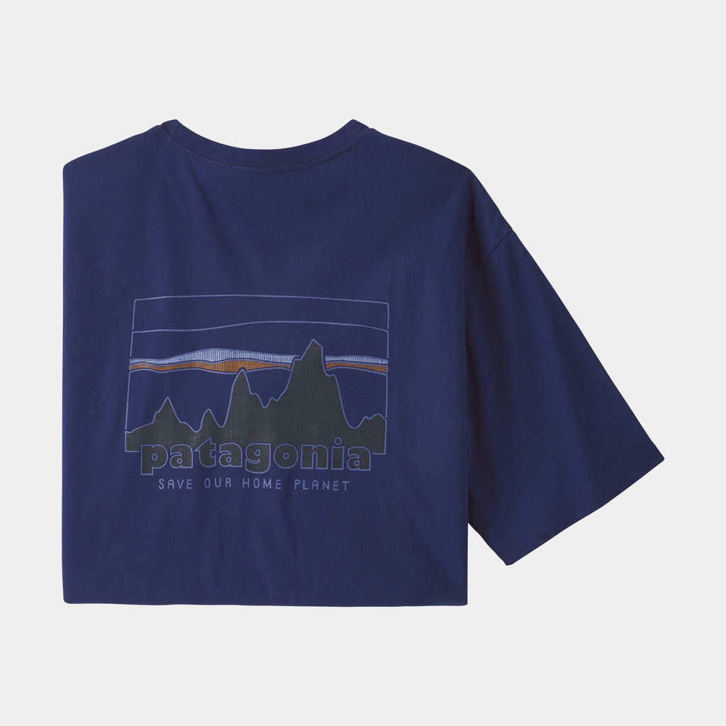73 Skyline Organic T-Shirt Sound Blue