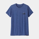 Cap Cool Daily Graphic Shirt Women '73 Skyline : Current Blue X-Dye