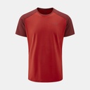 Force Short Sleeves Tee Ascent Red / Oxblood
