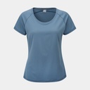 Aleya Short Sleeves Tee Women Orion Blue