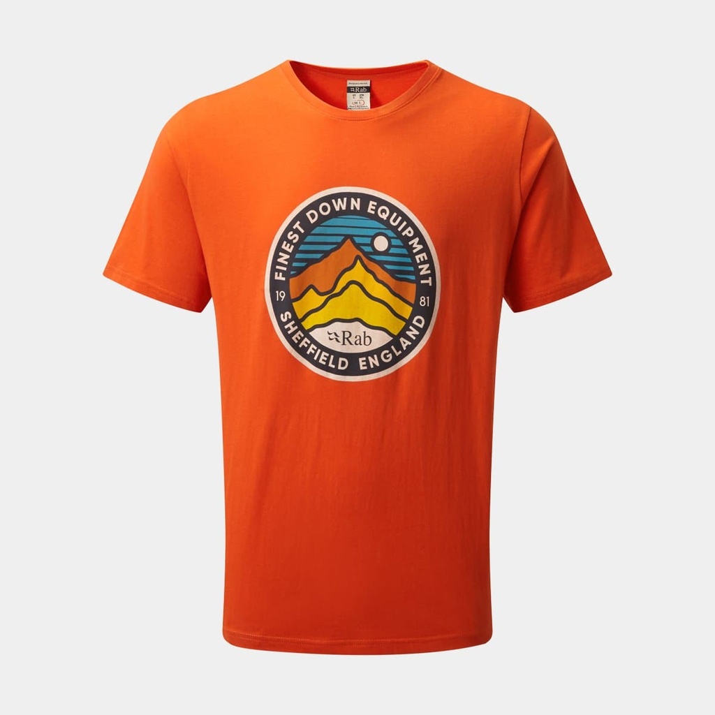 Stance 3 Peaks Short Sleeves Tee Firecracker