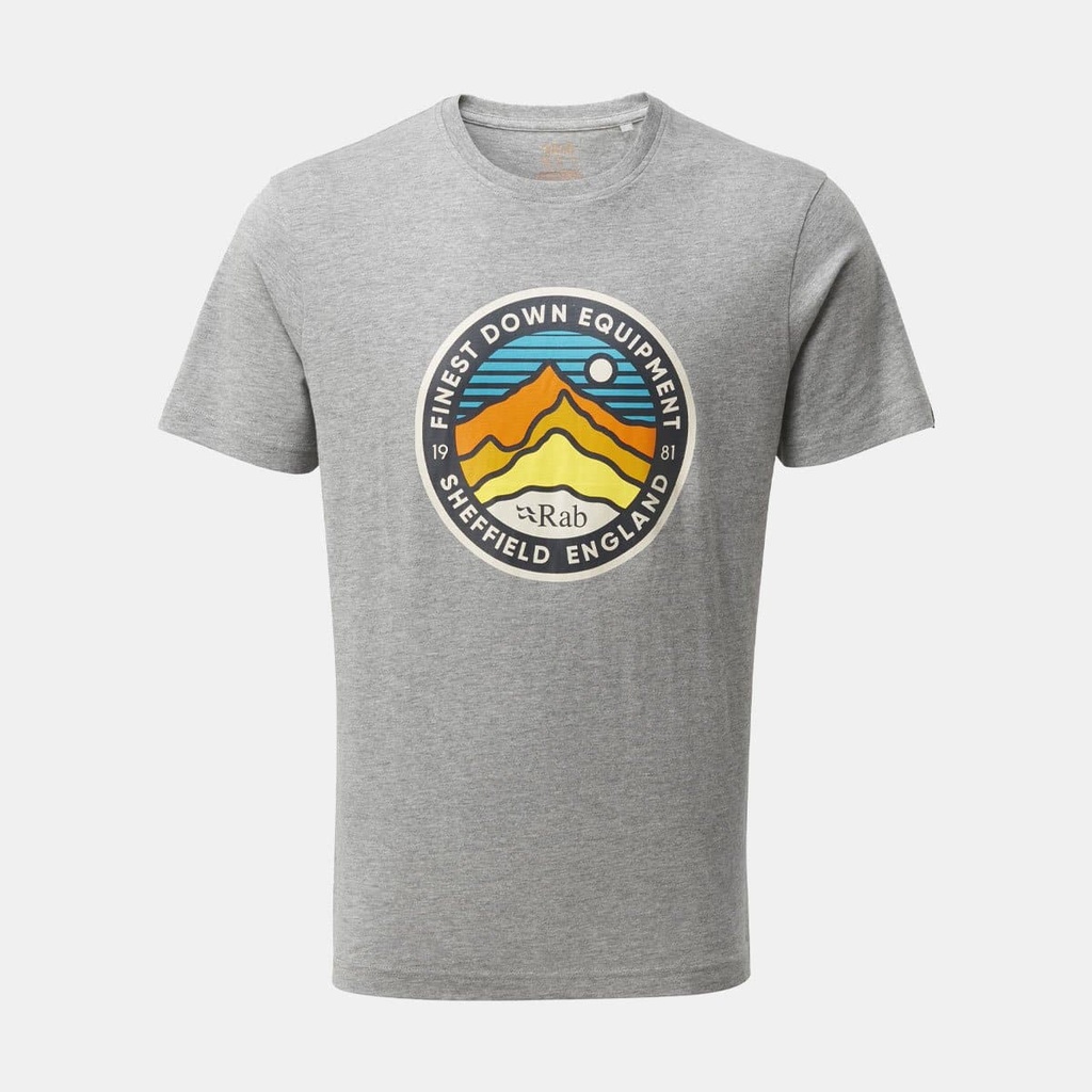 Stance 3 Peaks Short Sleeves Tee Grey Marl