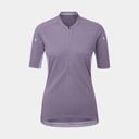 Cindercrino Zip Tee Women Purple Sage