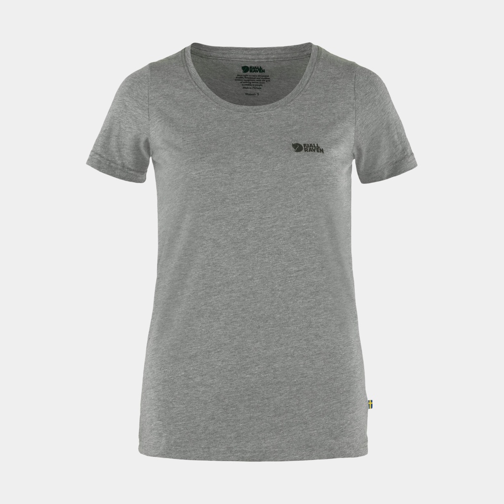 Fjällräven Logo T-shirt Women Grey / Melange
