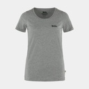 Fjällräven Logo T-shirt Women Grey / Melange
