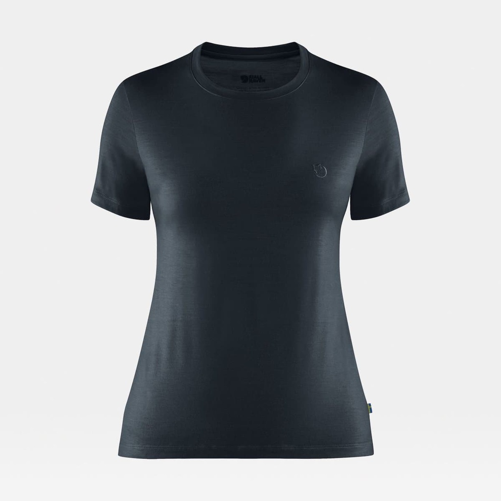 Abisko Wool Short Sleeves Women Dark Navy