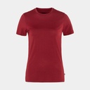 Abisko Wool Short Sleeves Women Pomegranate Red