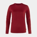 Abisko Wool Long Sleeves Women Pomegranate Red