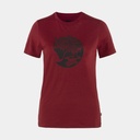 Abisko Wool Fox Short Sleeve Women Pomegranate Red / Dark Navy