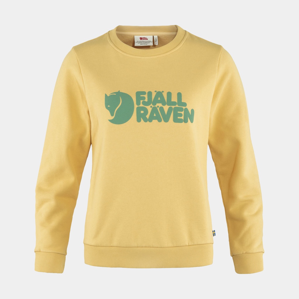 Fjällräven Logo Sweater Women Mais Yellow