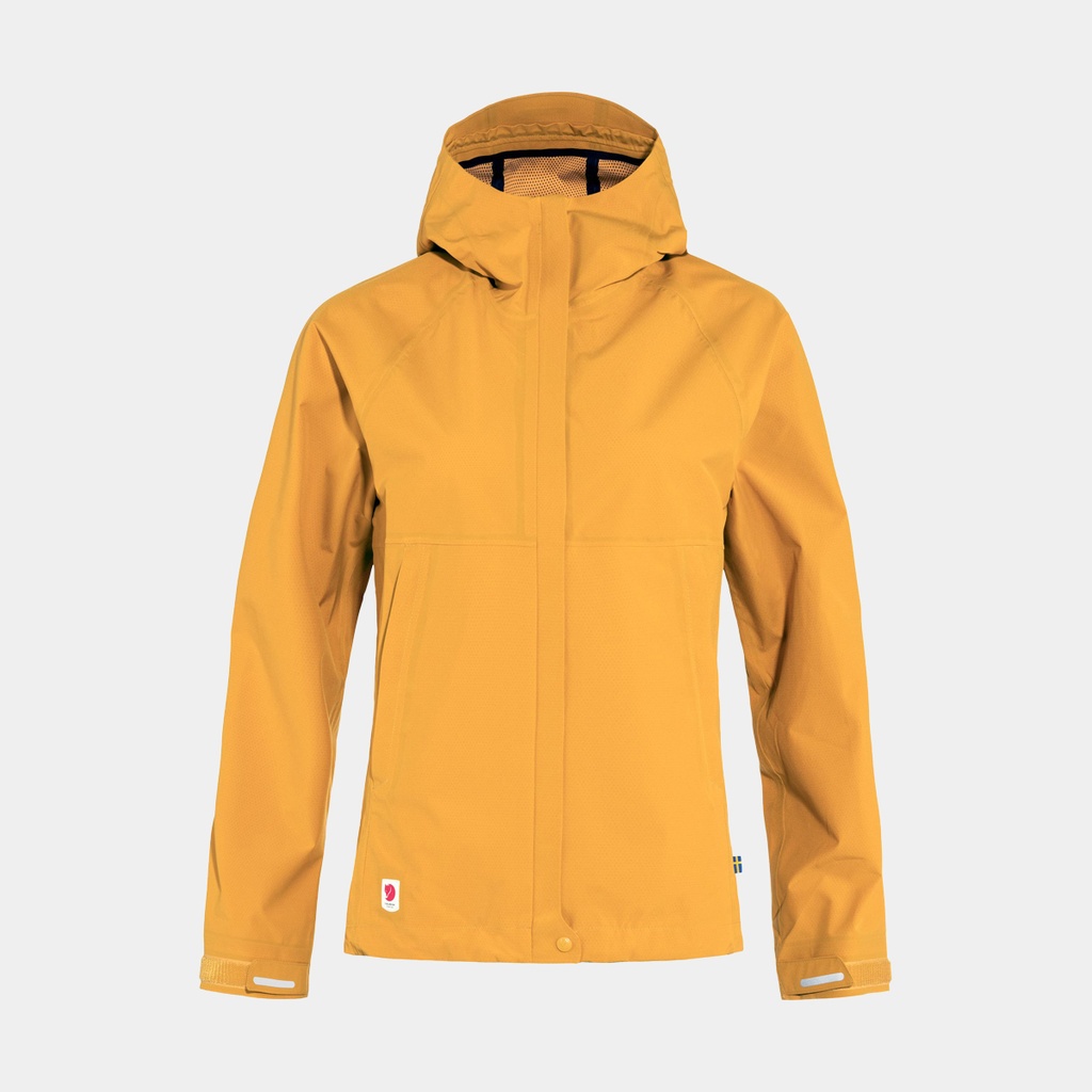 High Coast Hydratic Trail Jacket Women Mustard Yellow