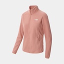 100 Glacier Full Zip Women (2024) Rose Dawn