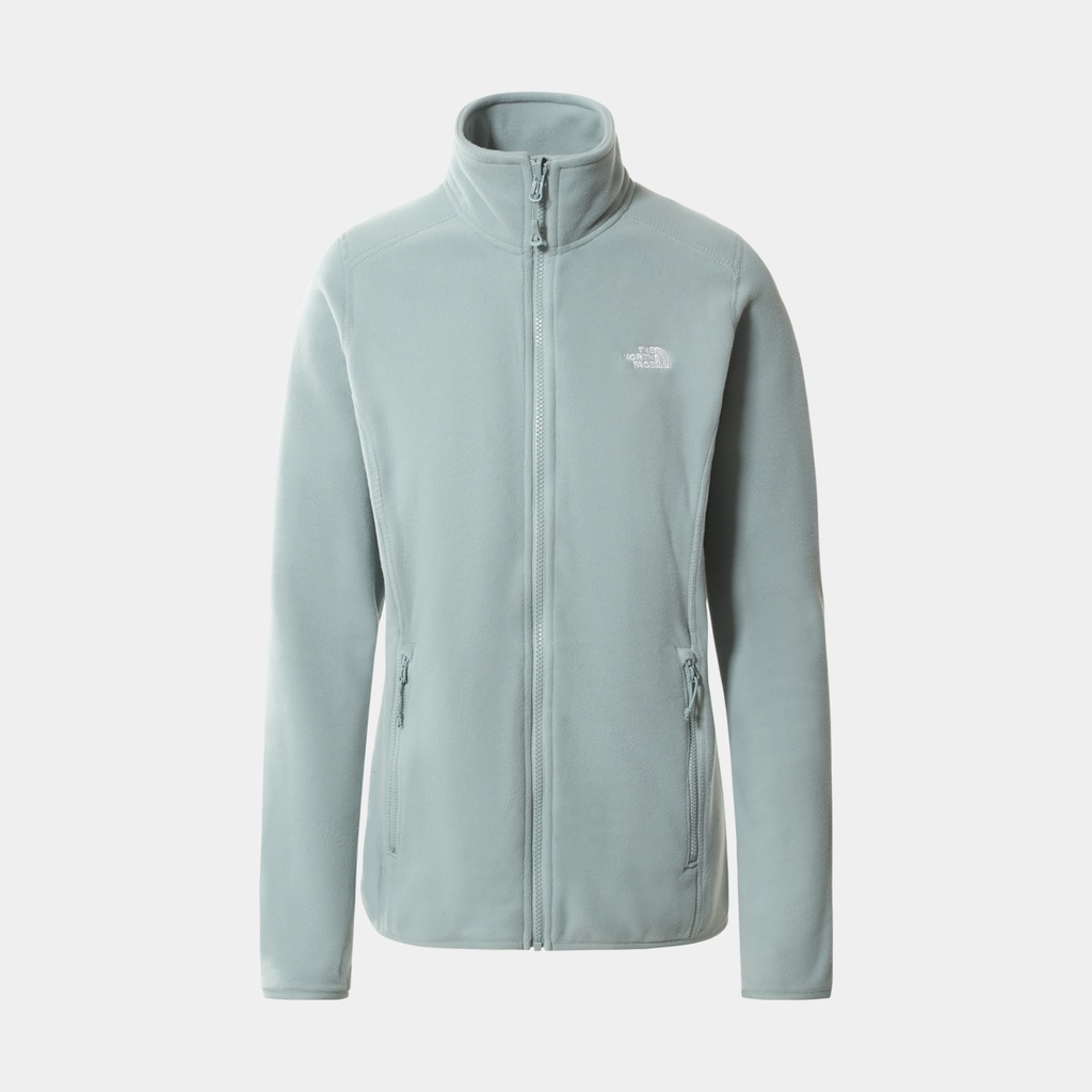 100 Glacier Full Zip Women (2024) Silver Blue